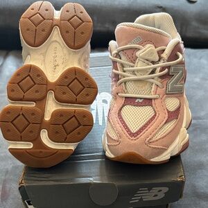 New Balance Kids' Sneakers in Pink and White
